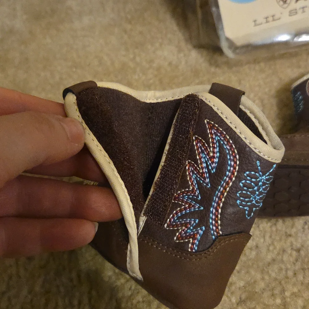 Ariat Lil' Stompers Baby Western Boots - Picture 3 of 4